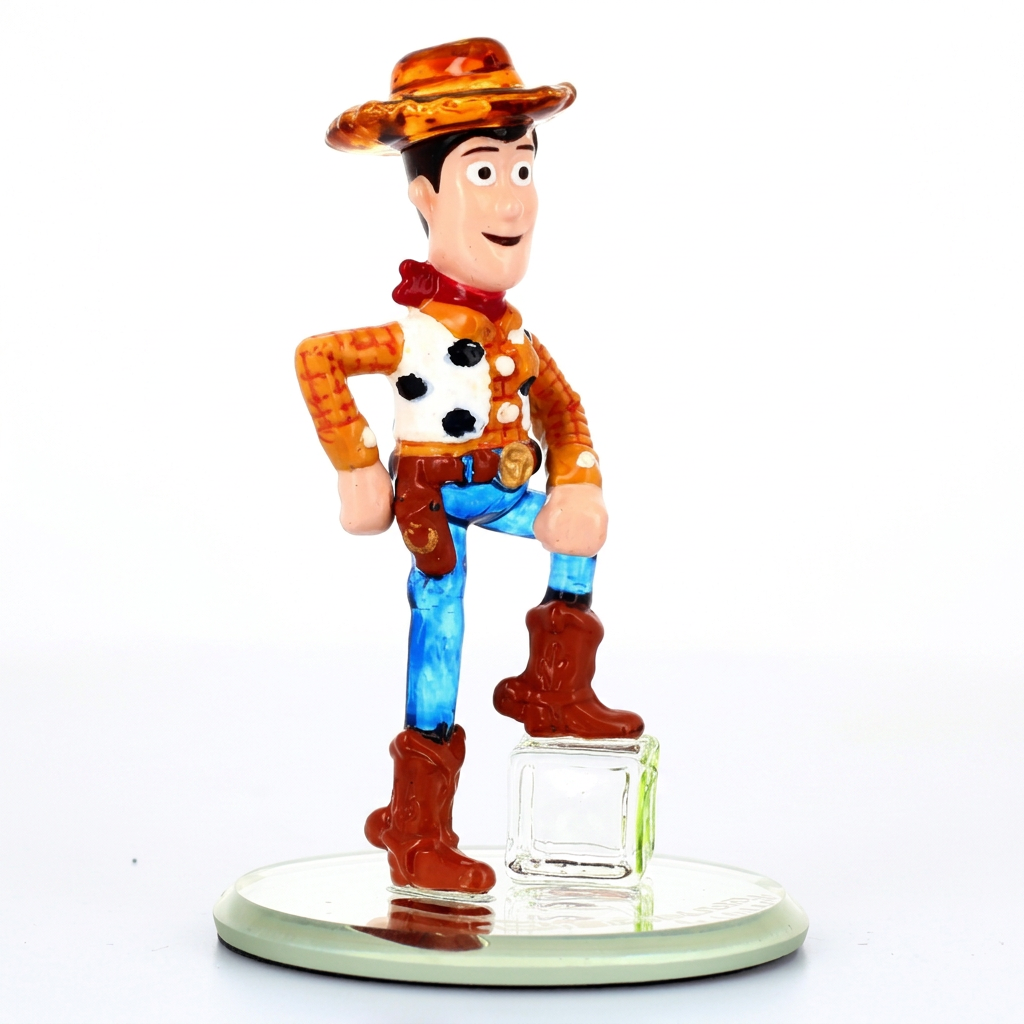 Figurine Woody sur cube « C » Arribas – Disneyland Paris
