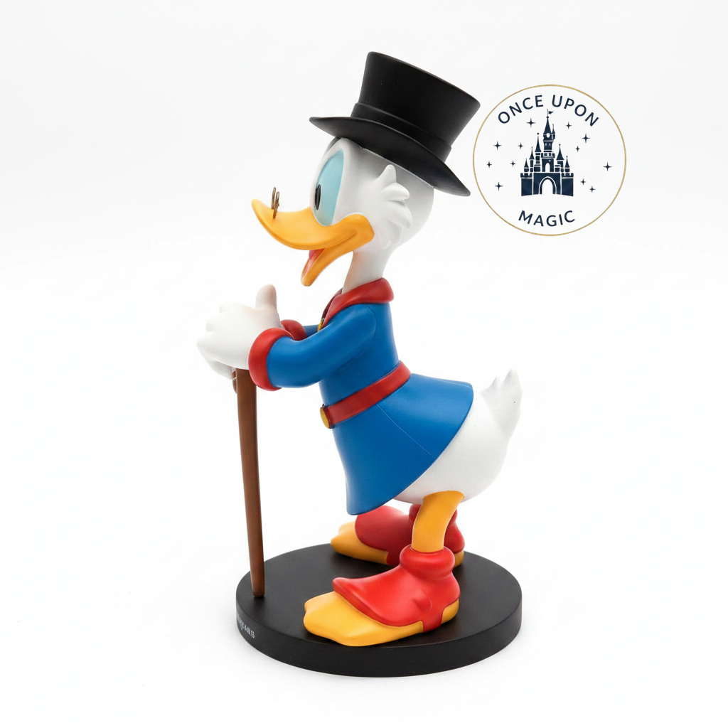 Figurine Picsou avec haut-de-forme et canne – vue complémentaire 1