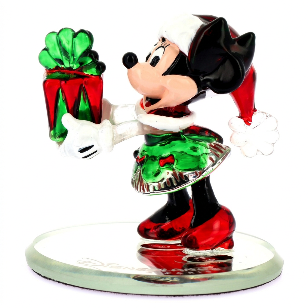 Figurine Minnie avec cadeau de Noël Arribas – Disneyland Paris