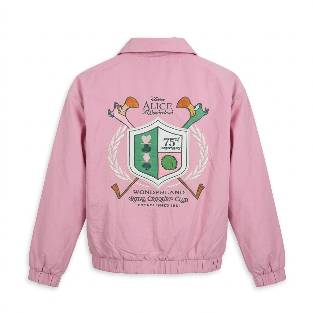Veste rose Alice au Pays des Merveilles – Wonderland Royal Croquet Club 75e anniversaire – Disneyland Paris