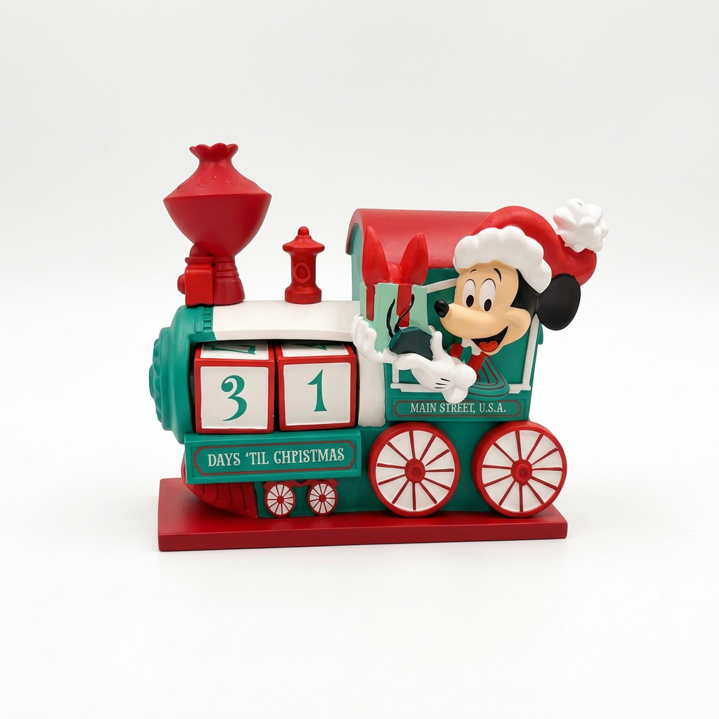 Calendrier perpétuel locomotive Mickey Noël – Disneyland Paris