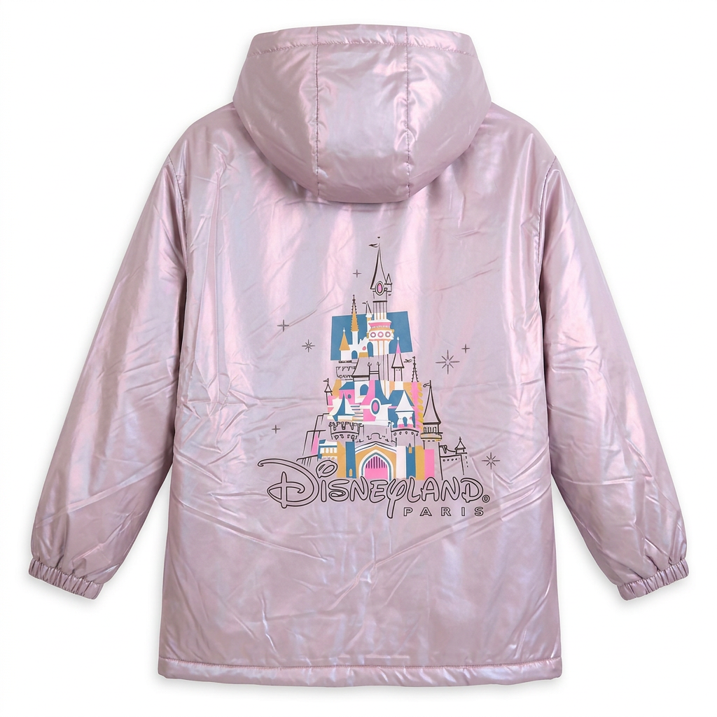 Parka irisée rose lilas à doublure sherpa – Disneyland Paris