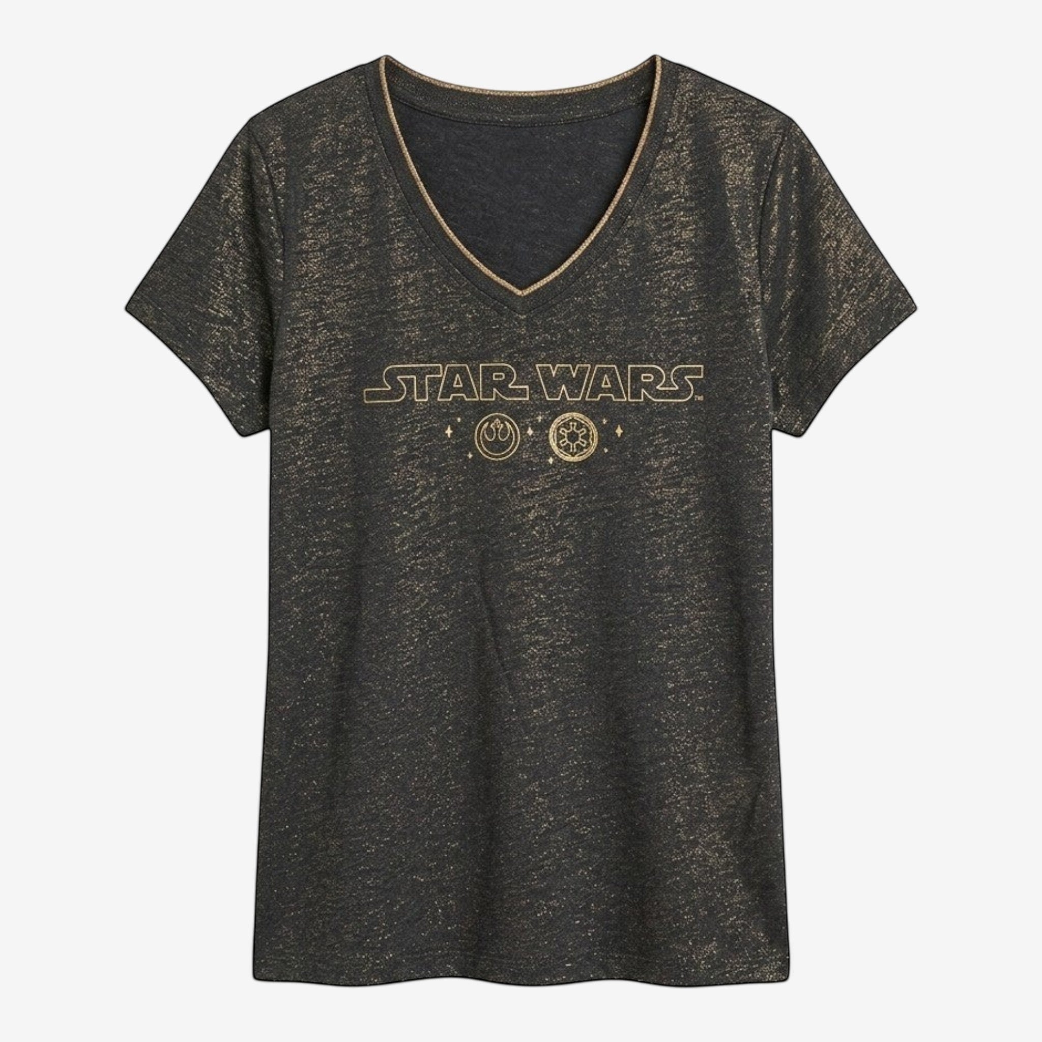 T-Shirt Col V Star Wars – Alliance Rebelle & Empire Galactique – Disneyland Paris