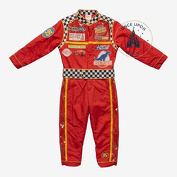 Costume rouge Cars Flash McQueen avec motifs de course
