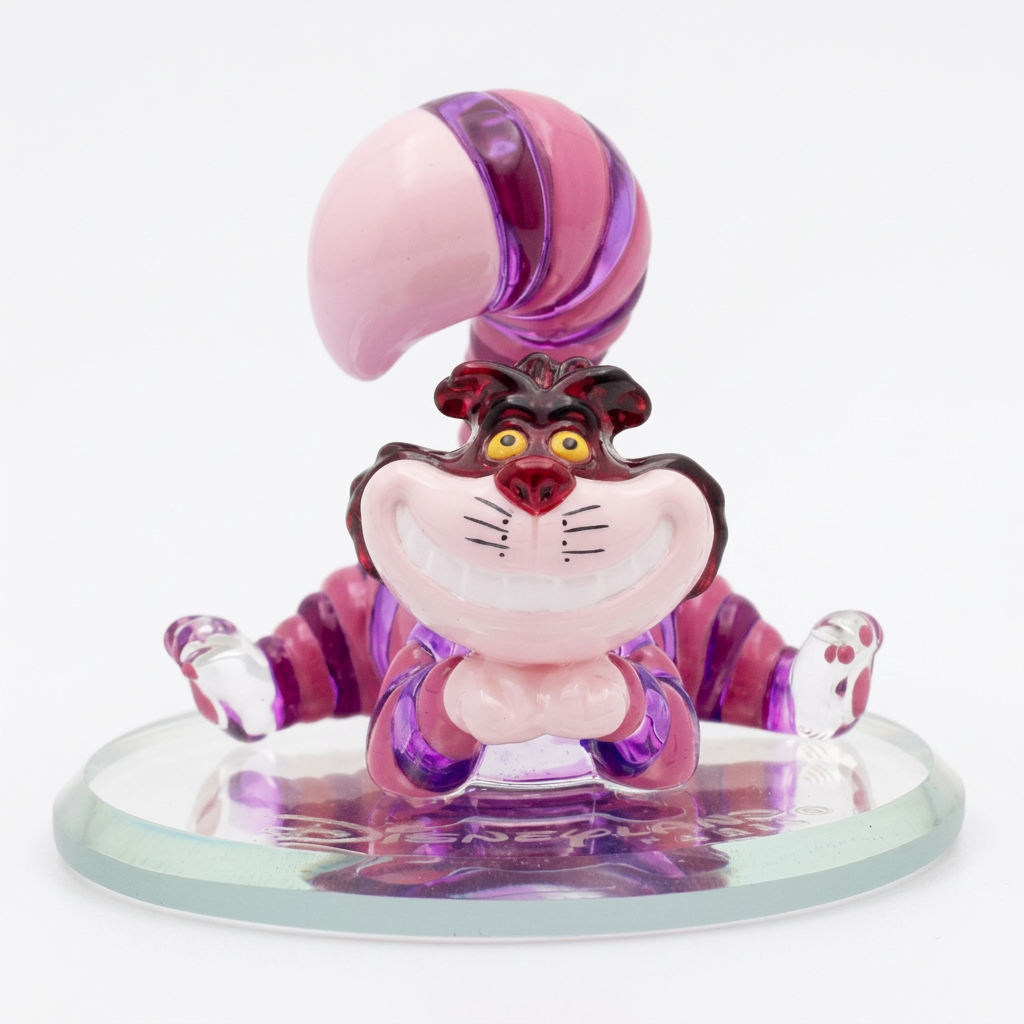 Figurine Chat du Cheshire queue levée Arribas – Disneyland Paris