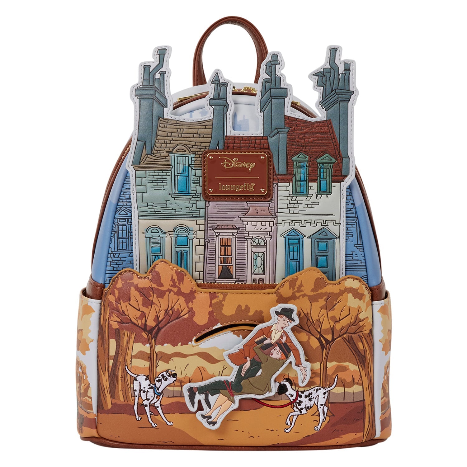Mini sac à dos Loungefly Les 101 Dalmatiens scène - vue arrière