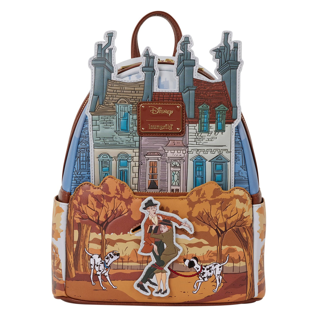 Mini sac à dos Loungefly Les 101 Dalmatiens scène - vue principale