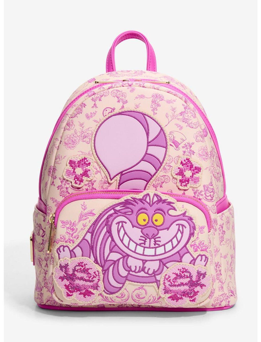Mini sac à dos Loungefly Alice au Pays des Merveilles Chat du Cheshire - exclusivité BoxLunch