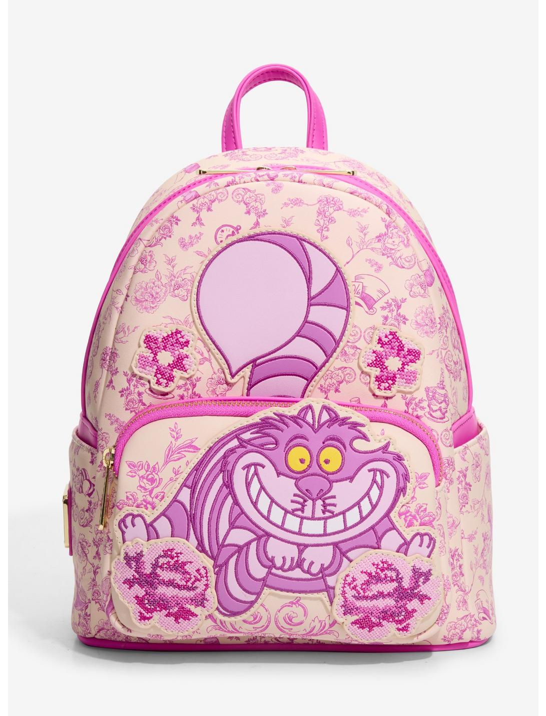 Mini sac à dos Loungefly Alice au Pays des Merveilles Chat du Cheshire - exclusivité BoxLunch