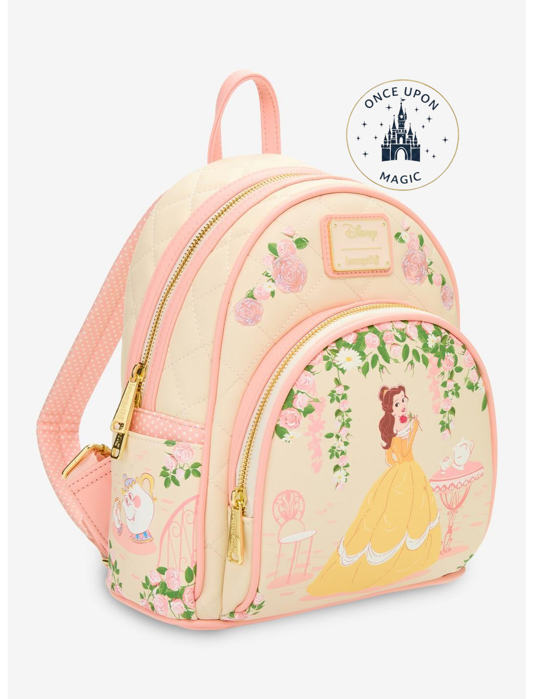 Loungefly Belle Quilted Backpack