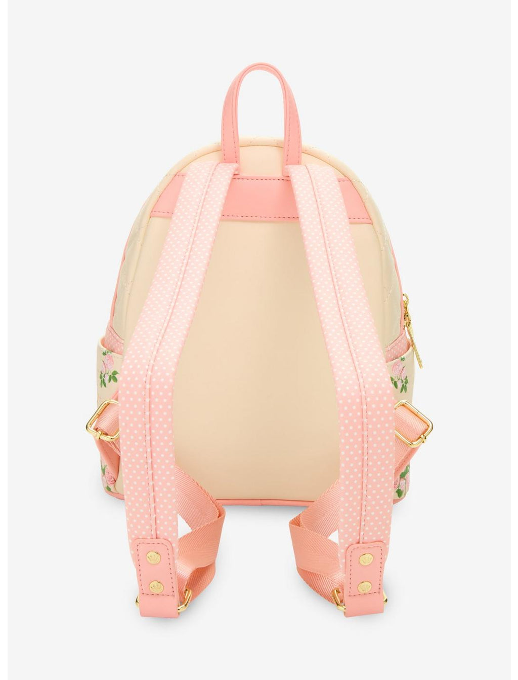 Mini sac à dos Loungefly Disney La Belle et la Bête Belle matelassé – vue de côté