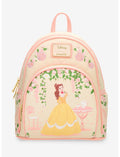 Mini sac à dos Loungefly Disney La Belle et la Bête Belle matelassé – vue principale