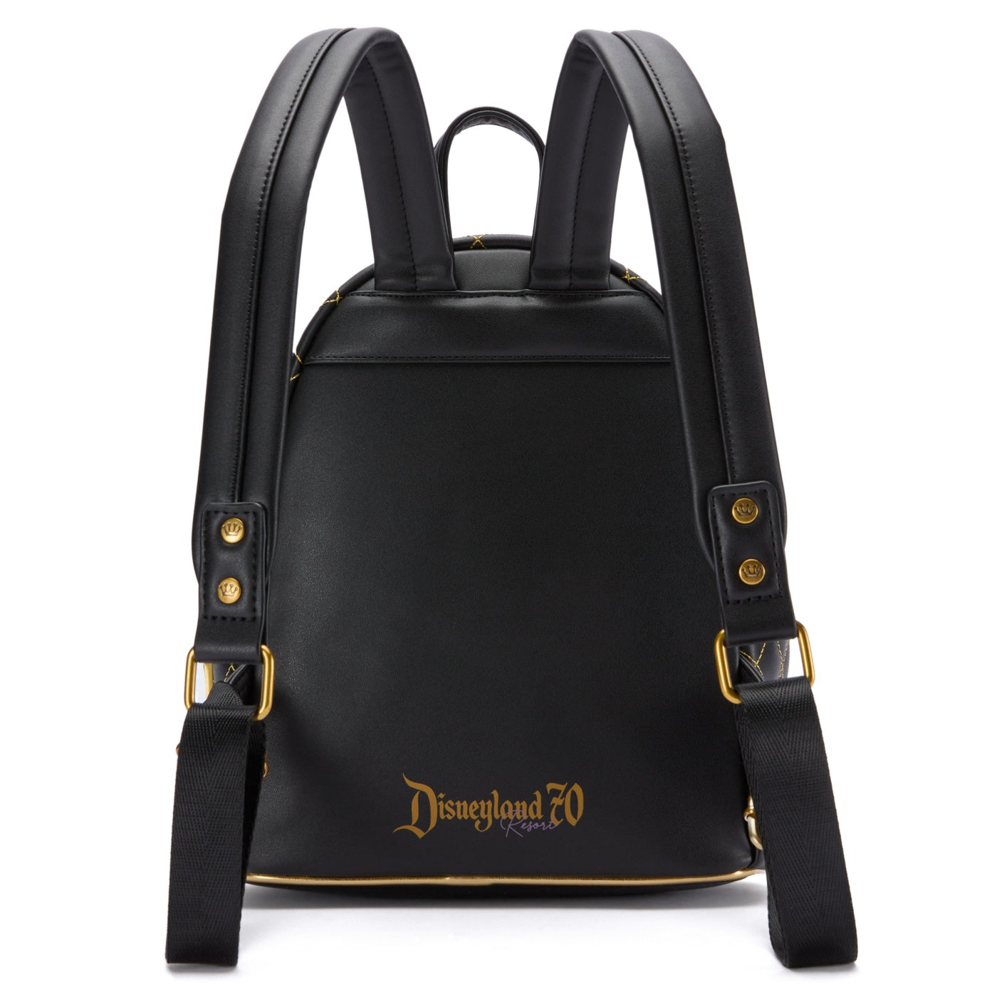 Dos et bretelles du mini sac Loungefly Disneyland 70e anniversaire