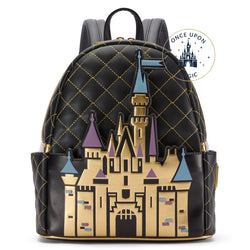 Mini sac à dos Loungefly Château Disneyland 70e anniversaire – vue de face