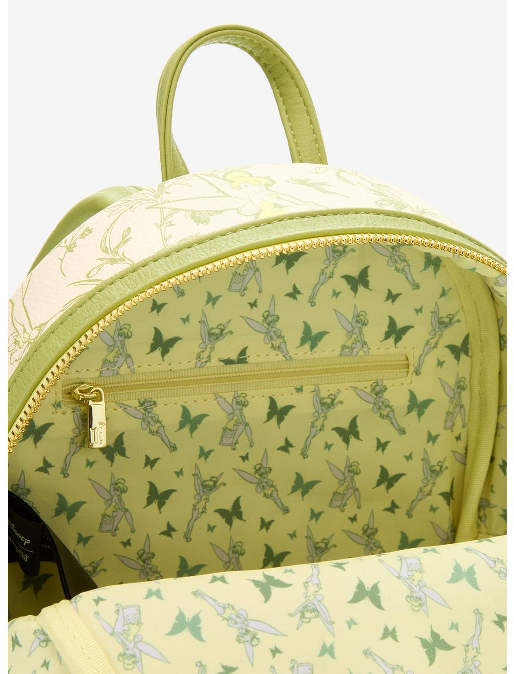 Mini sac à dos Loungefly Disney Peter Pan Fée Clochette floral – détails brodés