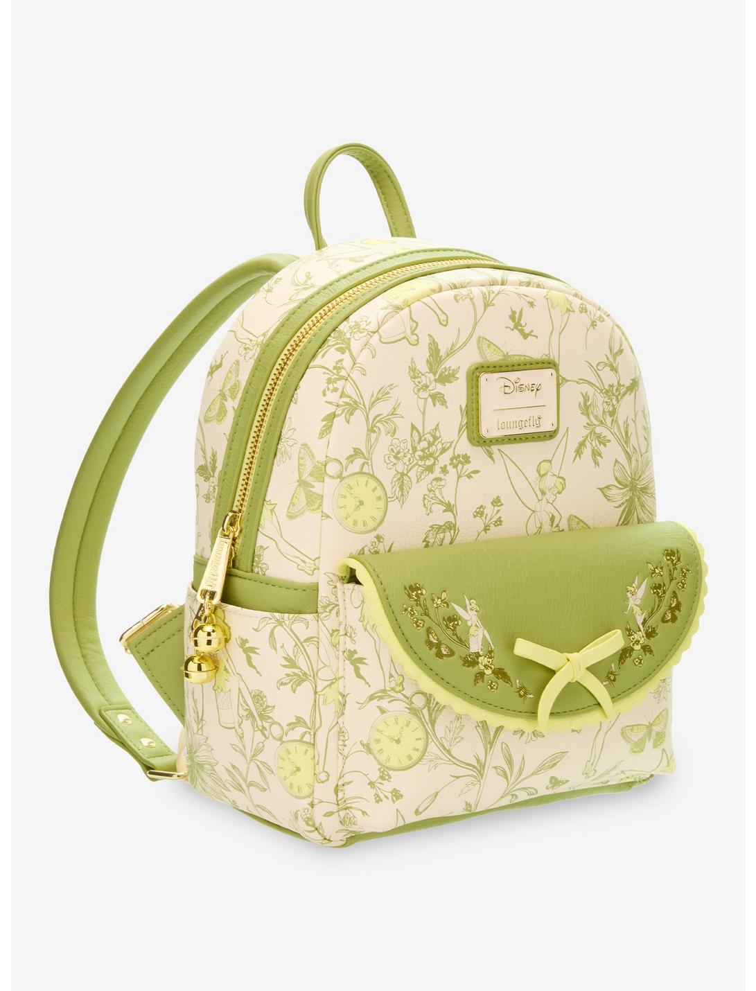 Mini sac à dos Loungefly Disney Peter Pan Fée Clochette floral – vue arrière