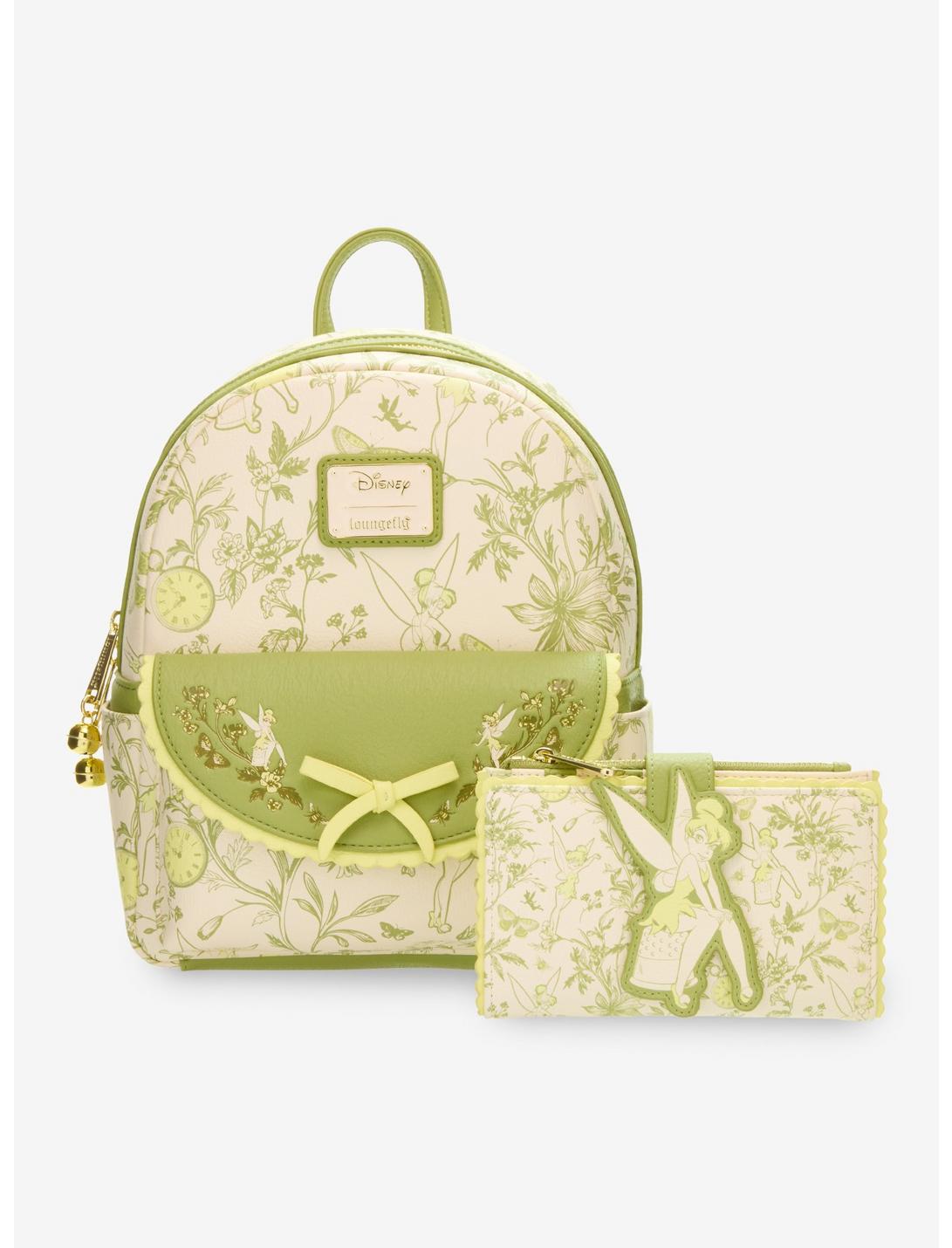 Mini sac à dos Loungefly Disney Peter Pan Fée Clochette floral – vue complémentaire