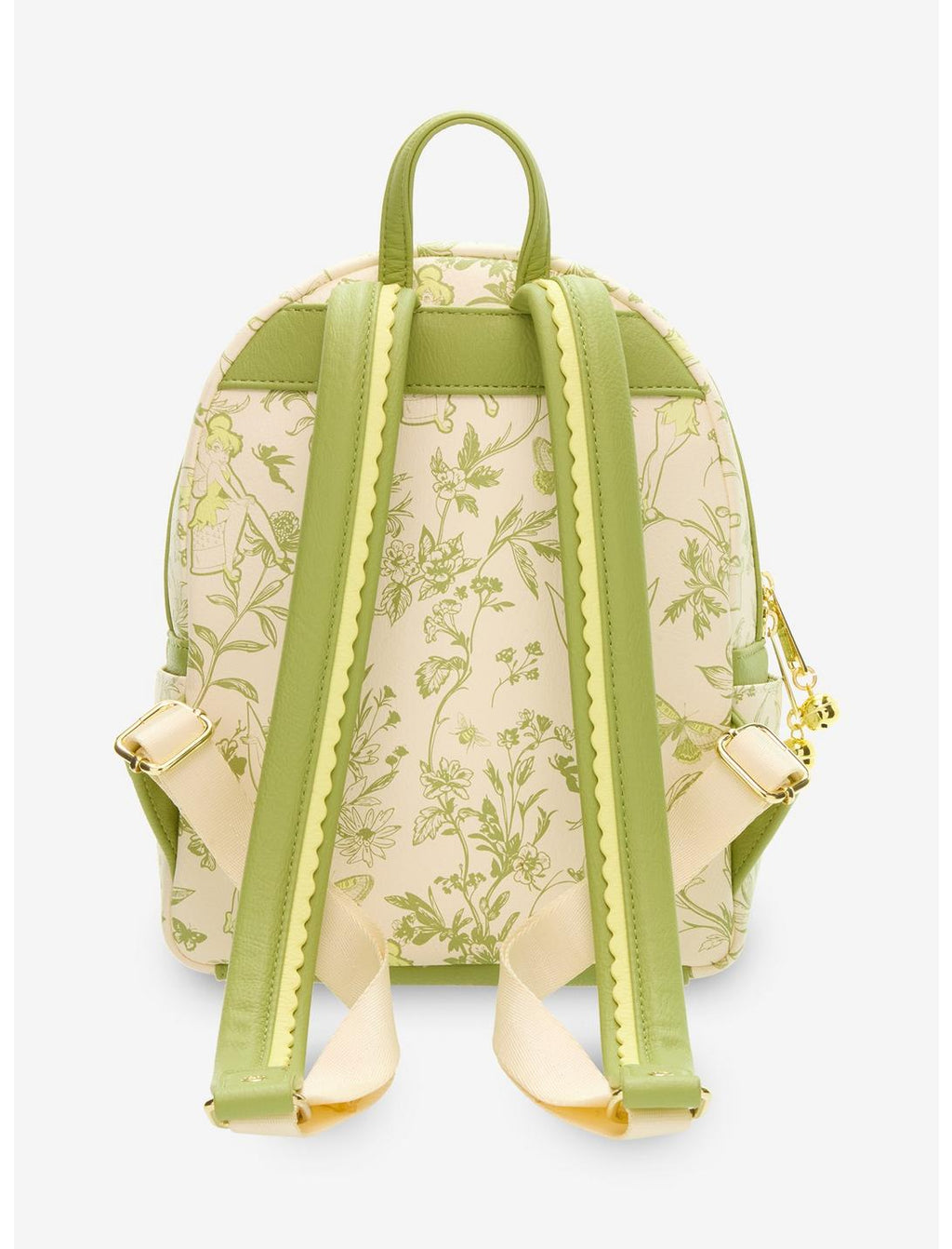 Mini sac à dos Loungefly Disney Peter Pan Fée Clochette floral – vue de côté