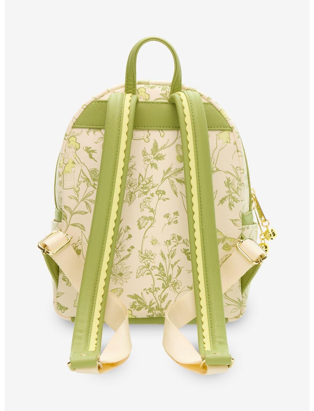 Mini sac à dos Loungefly Disney Peter Pan Fée Clochette floral – vue de côté