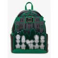 Mini sac à dos Loungefly Haunted Mansion bustes chantants phosphorescent lenticulaire