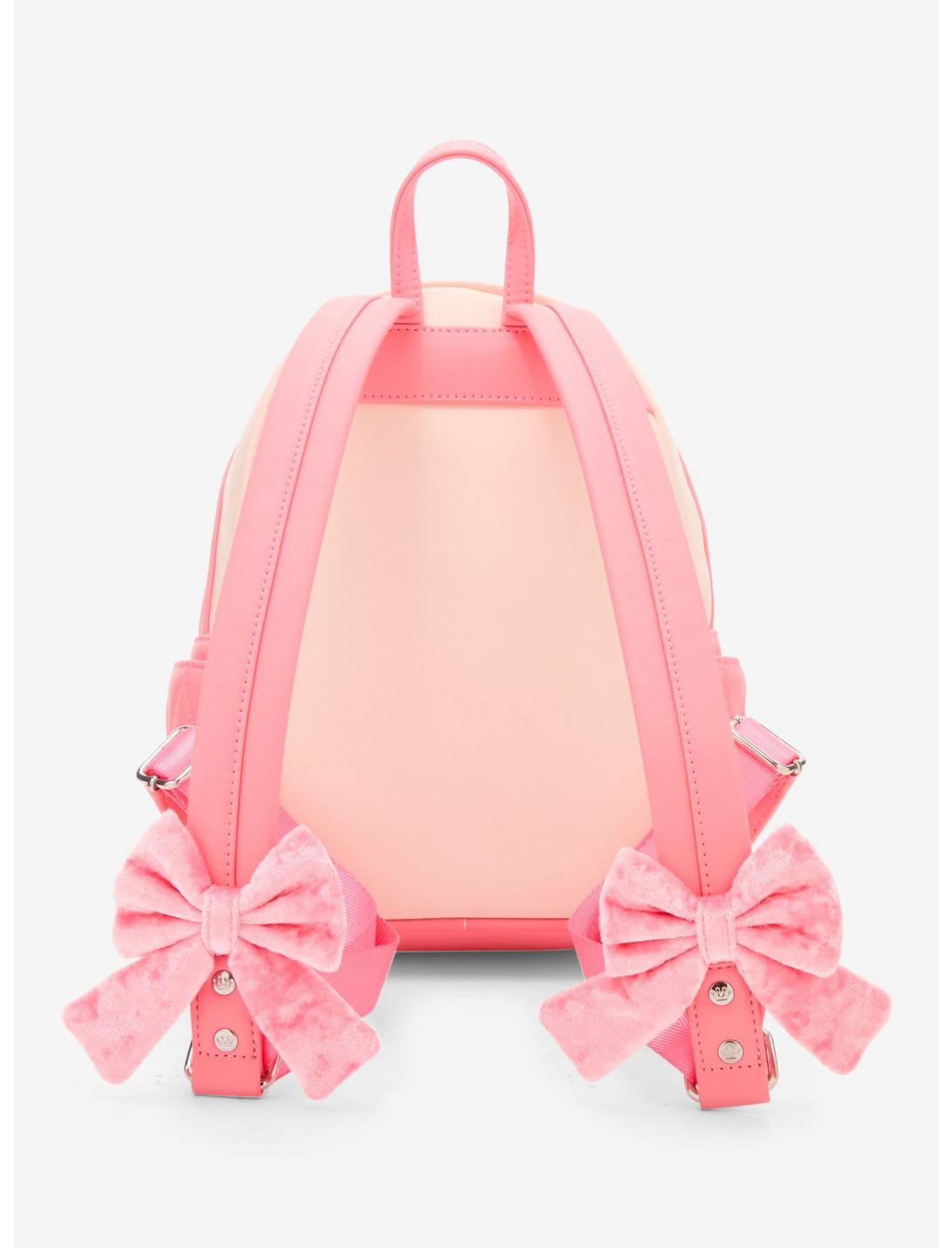 Mini sac à dos Loungefly Disney Les Aristochats Marie avec nœud en velours – vue de côté