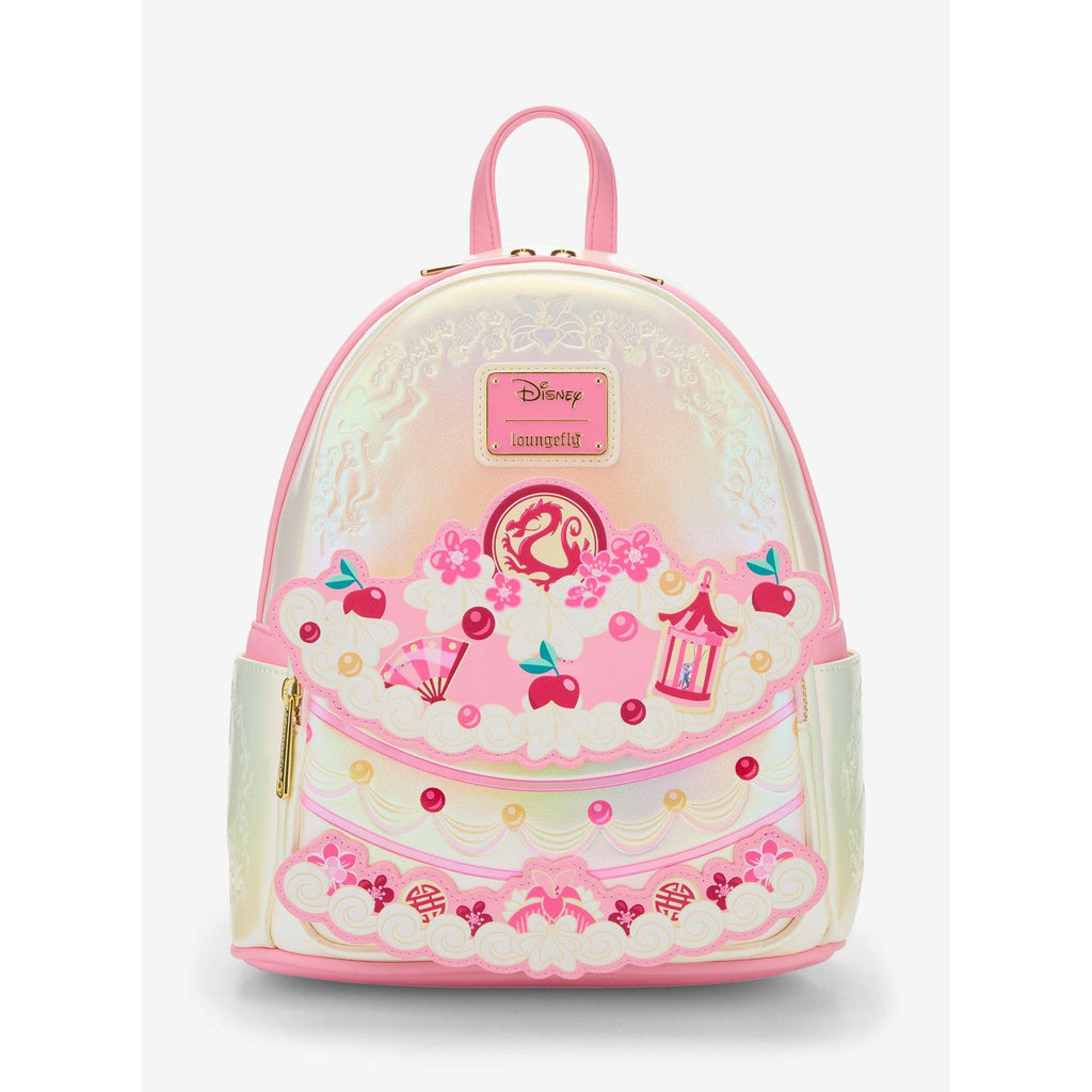 Mini sac à dos Loungefly Mulan gâteau irisé - vue de face