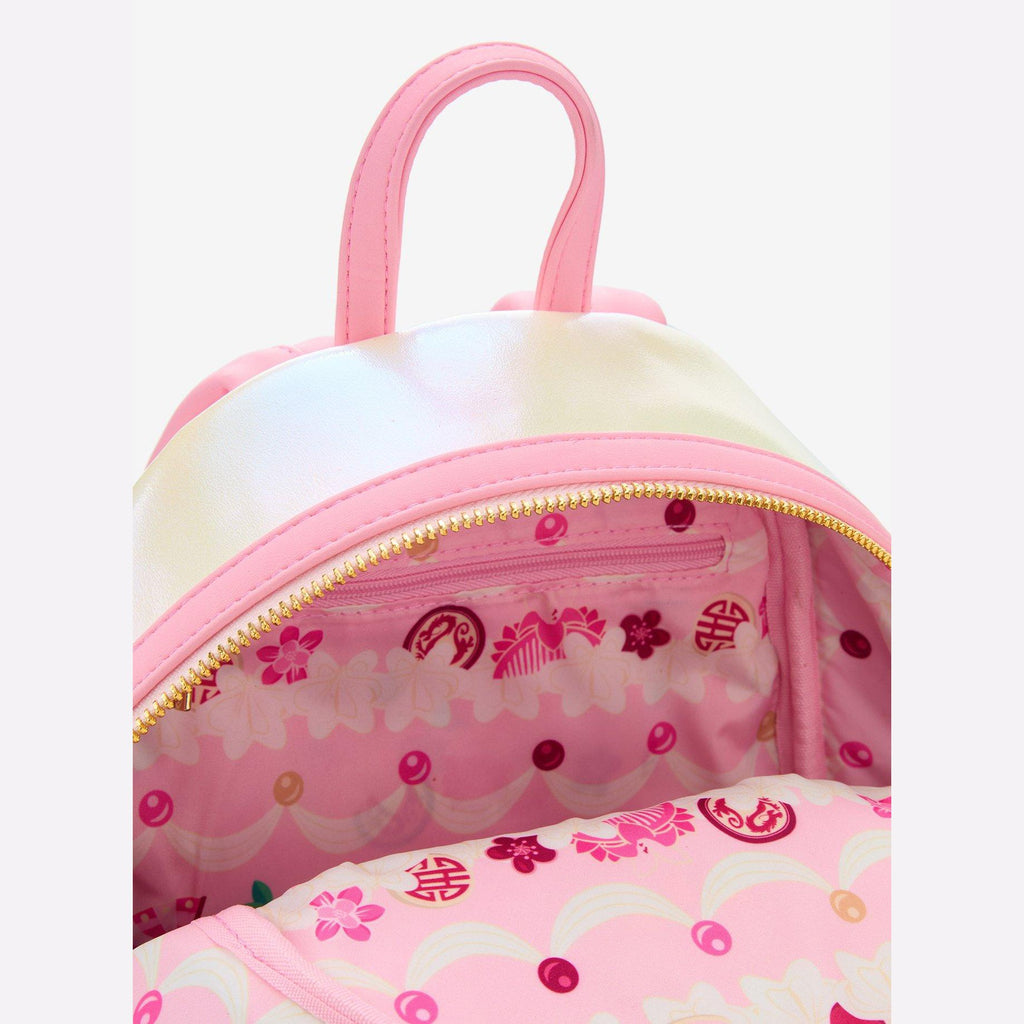 Mini sac à dos Loungefly Mulan gâteau irisé - intérieur