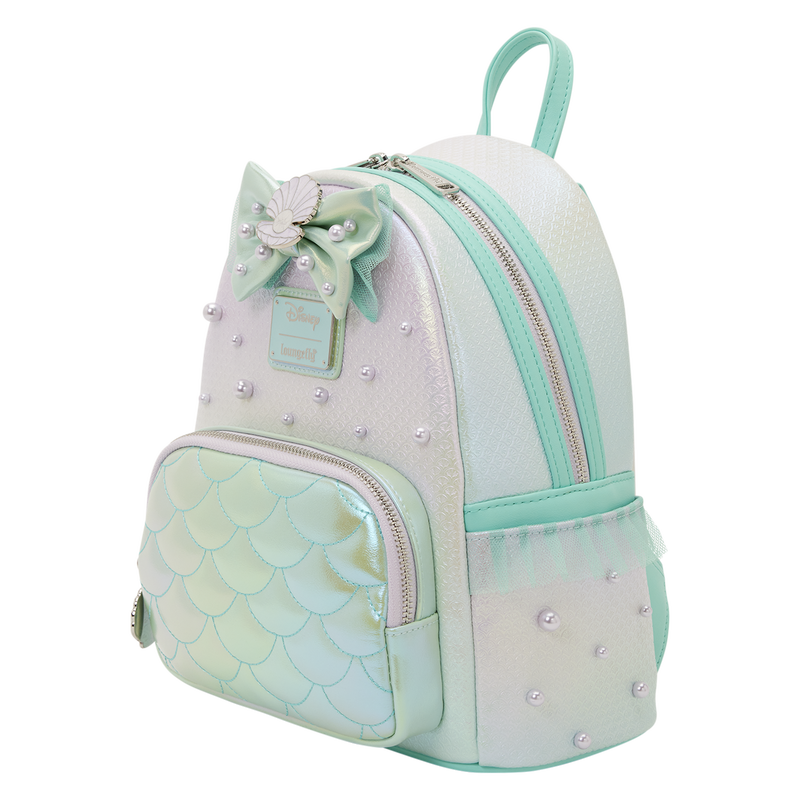 Mini sac à dos Loungefly La Petite Sirène Iridescent Pearl - vue principale