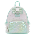 Mini sac à dos Loungefly La Petite Sirène Iridescent Pearl - vue détaillée