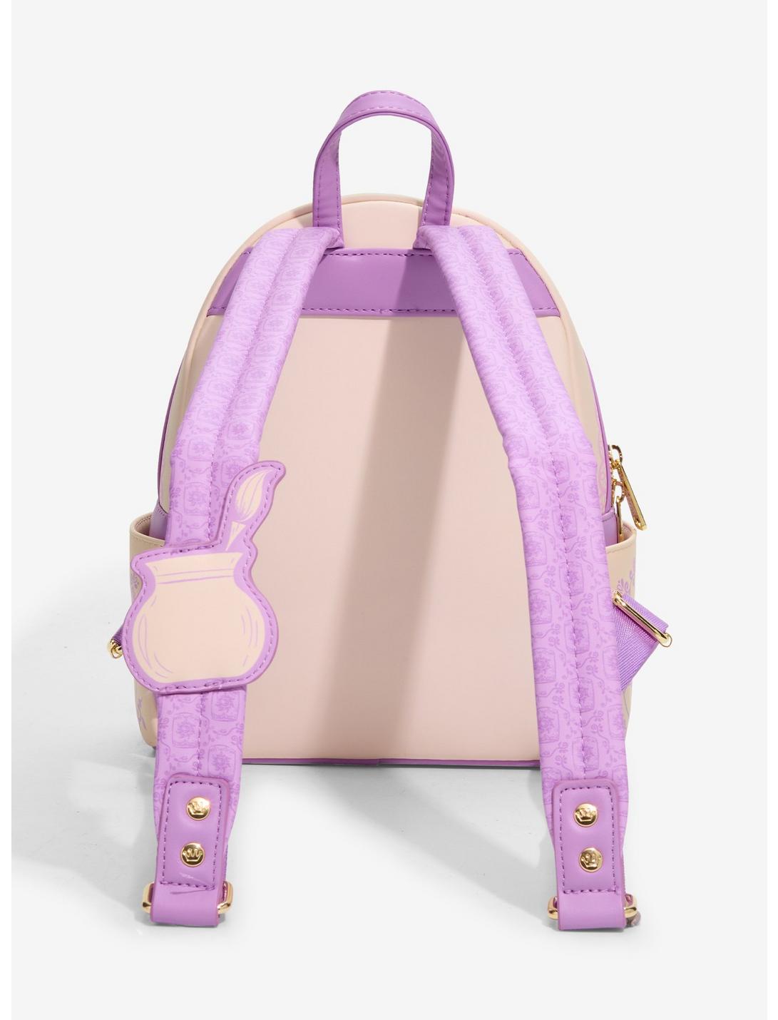 Mini sac à dos Loungefly Disney Raiponce Esquisse – vue de côté