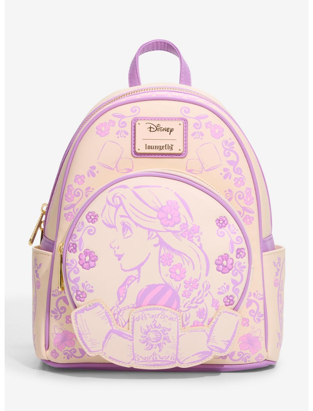 Mini sac à dos Loungefly Disney Raiponce Esquisse – vue principale