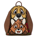 Mini sac à dos Loungefly Rox et Rouky D23 vue de face