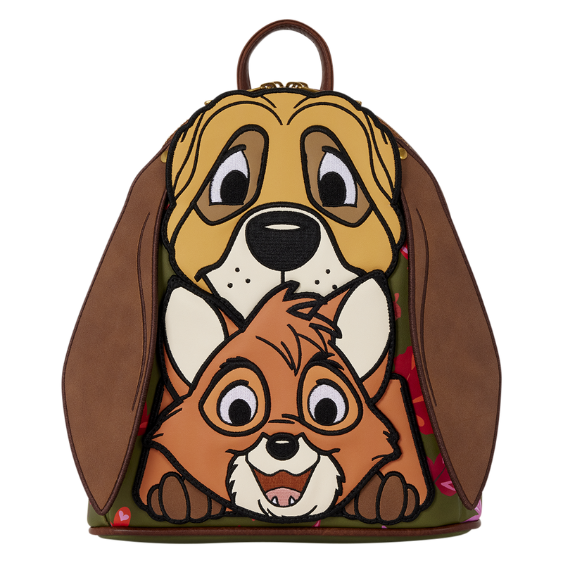 Mini sac à dos Loungefly Rox et Rouky D23 vue de face