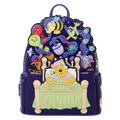 Mini sac à dos Loungefly Winnie l’Ourson Éfélants et Nouïfes D23 – vue de face