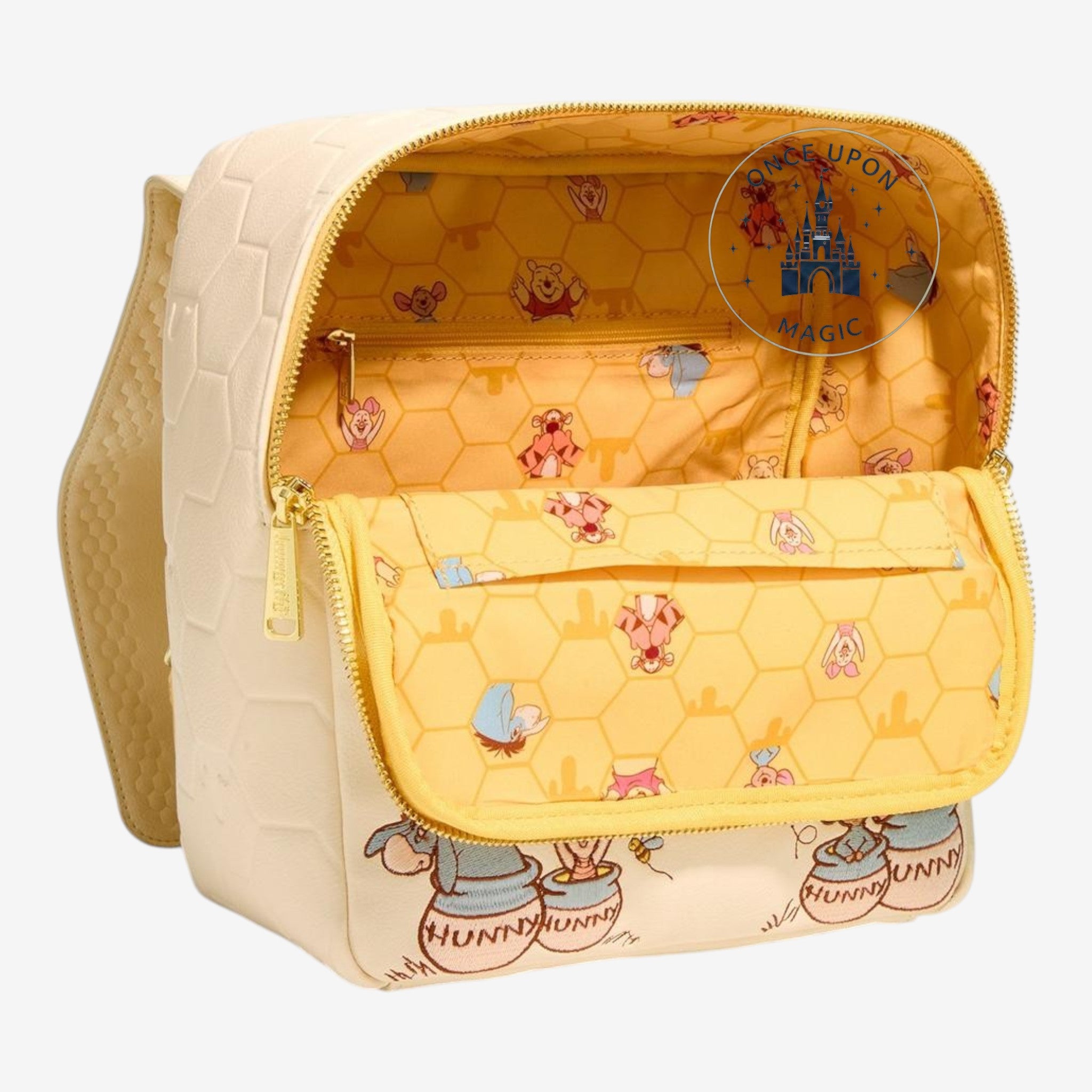 Mini sac à dos Loungefly Disney Winnie l’Ourson Pot de Miel – détails brodés