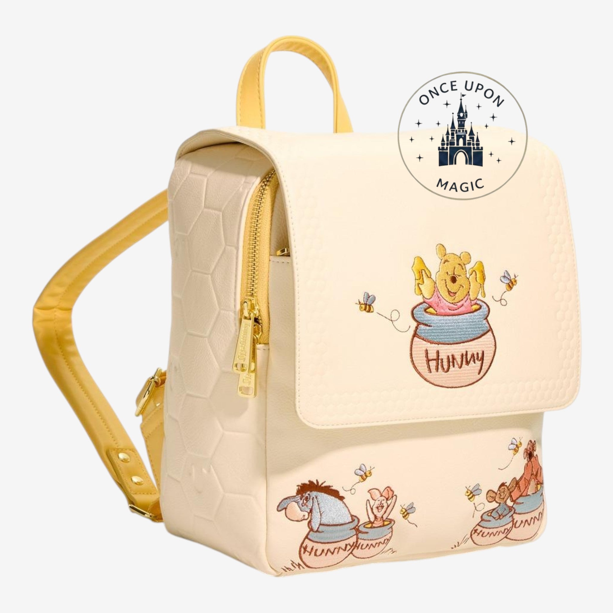 Mini sac à dos Loungefly Disney Winnie l’Ourson Pot de Miel – vue arrière