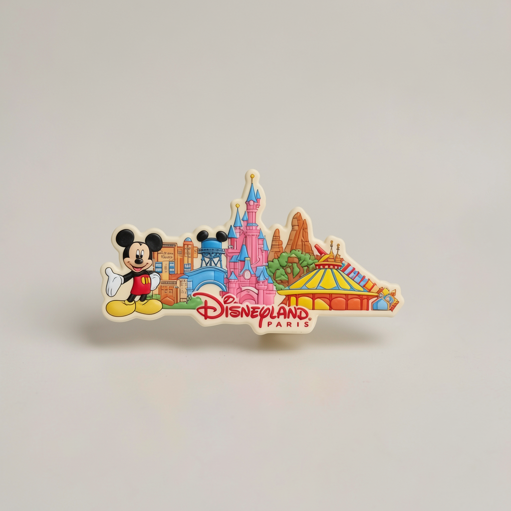 Magnet Mickey et attractions Disneyland Paris – photo studio