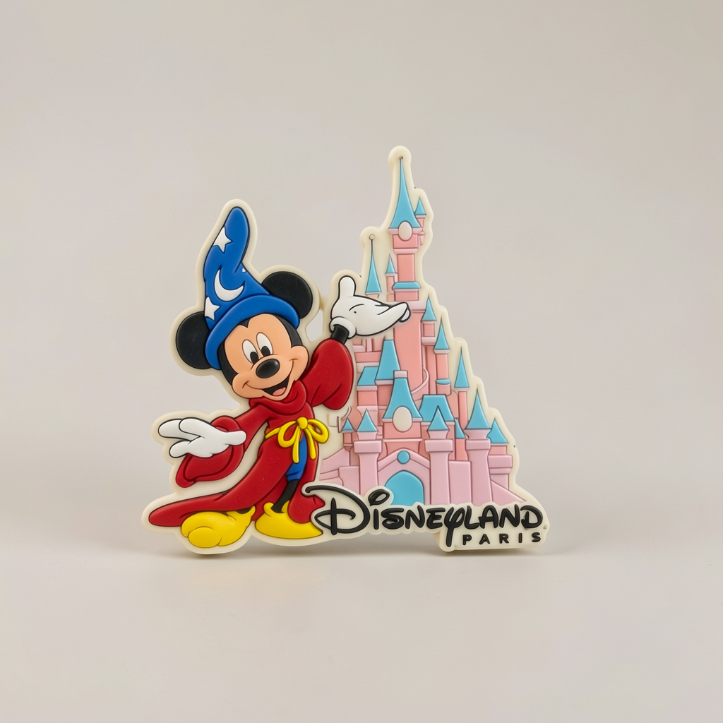 Magnet Mickey Sorcier et Château Disneyland Paris – photo studio face