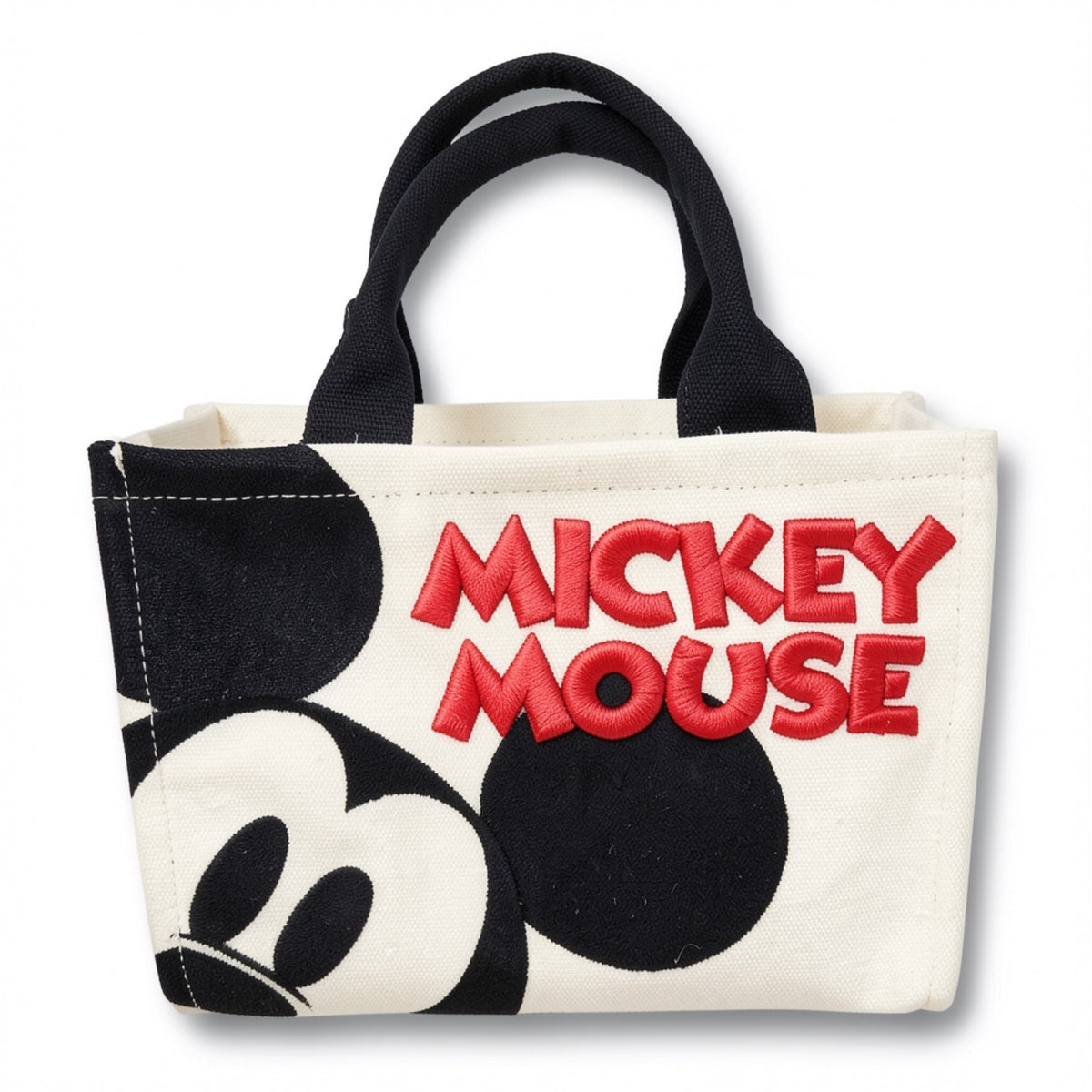Sac tote Mickey Mouse en toile – collection Once Upon a Bag, photo studio