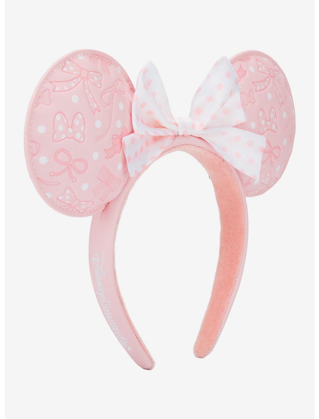 Serre-tête Loungefly Minnie rose à pois – vue alternative