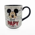 Mug Best Papy Ever Mickey – vue de face en studio