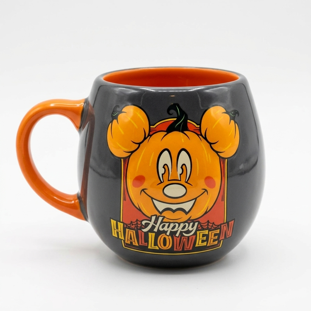 Mug Halloween Mickey citrouille Disneyland Paris - vue avant