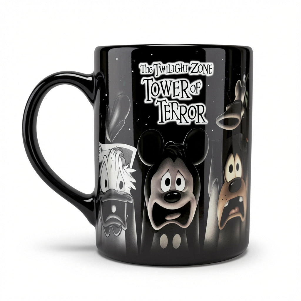 Dos du mug The Twilight Zone Tower of Terror noir – Disney Adventure World