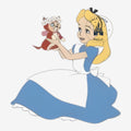 Once Upon Magic Disneyland Paris pin featuring Alice holding her cat Dinah from the July 2026 collection
