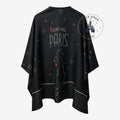 Once Upon Magic black Disney Aristocats poncho featuring Marie and Disneyland Paris text with star accents
