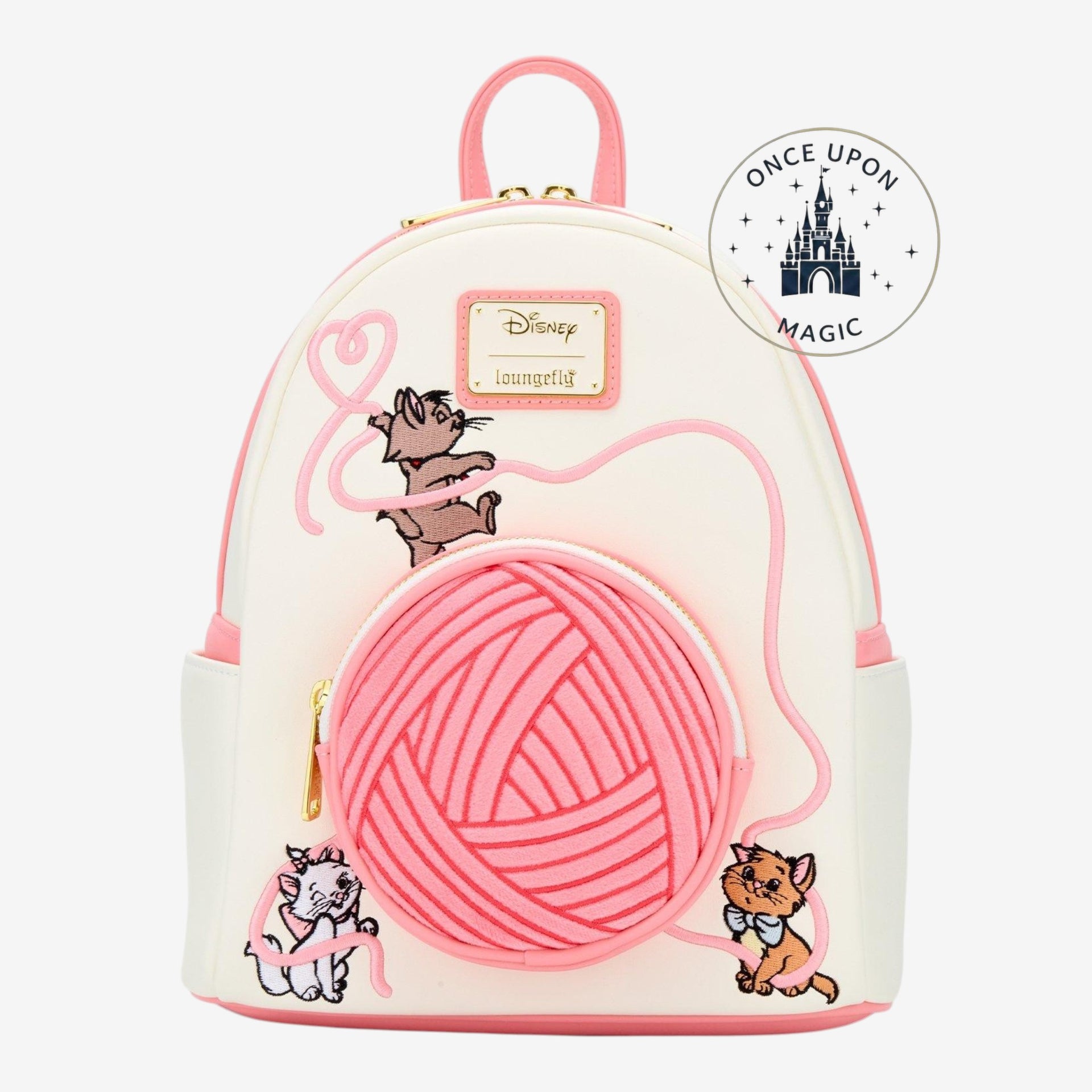 Loungefly Disney The Aristocats Kittens & Yarn Ball Mini Backpack