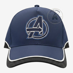 Casquette Avengers Marvel bleu marine avec visière noire et liseré blanc – Disneyland Paris