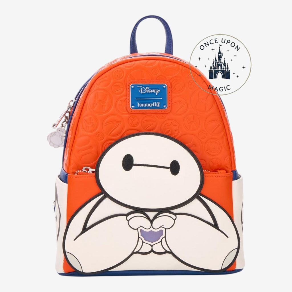 Mini sac à dos Loungefly Disney Baymax cœur lenticulaire – vue de face