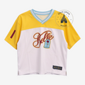 Jersey Belle 91 blanc et jaune La Belle et la Bête – vue de face