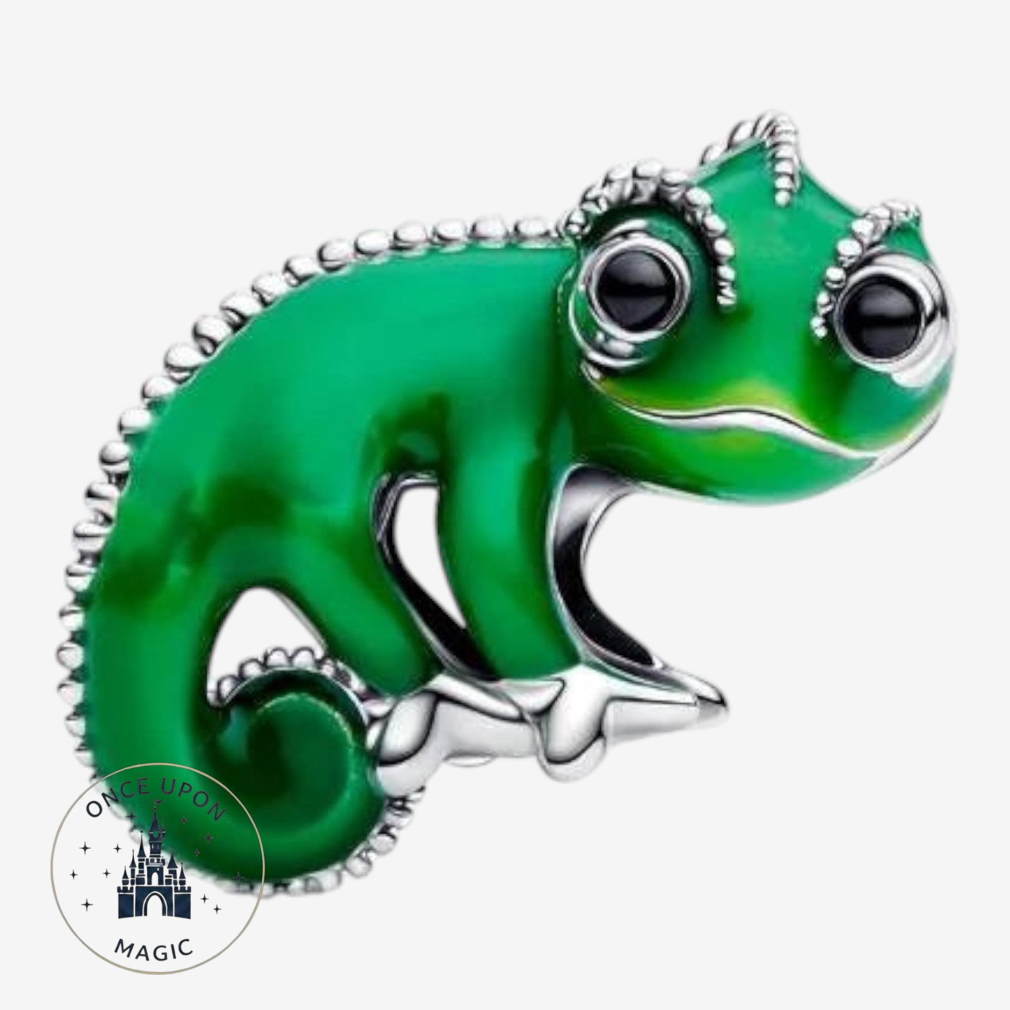 パンドラ ディズニー ラプンツェル パスカル カメレオン チャーム